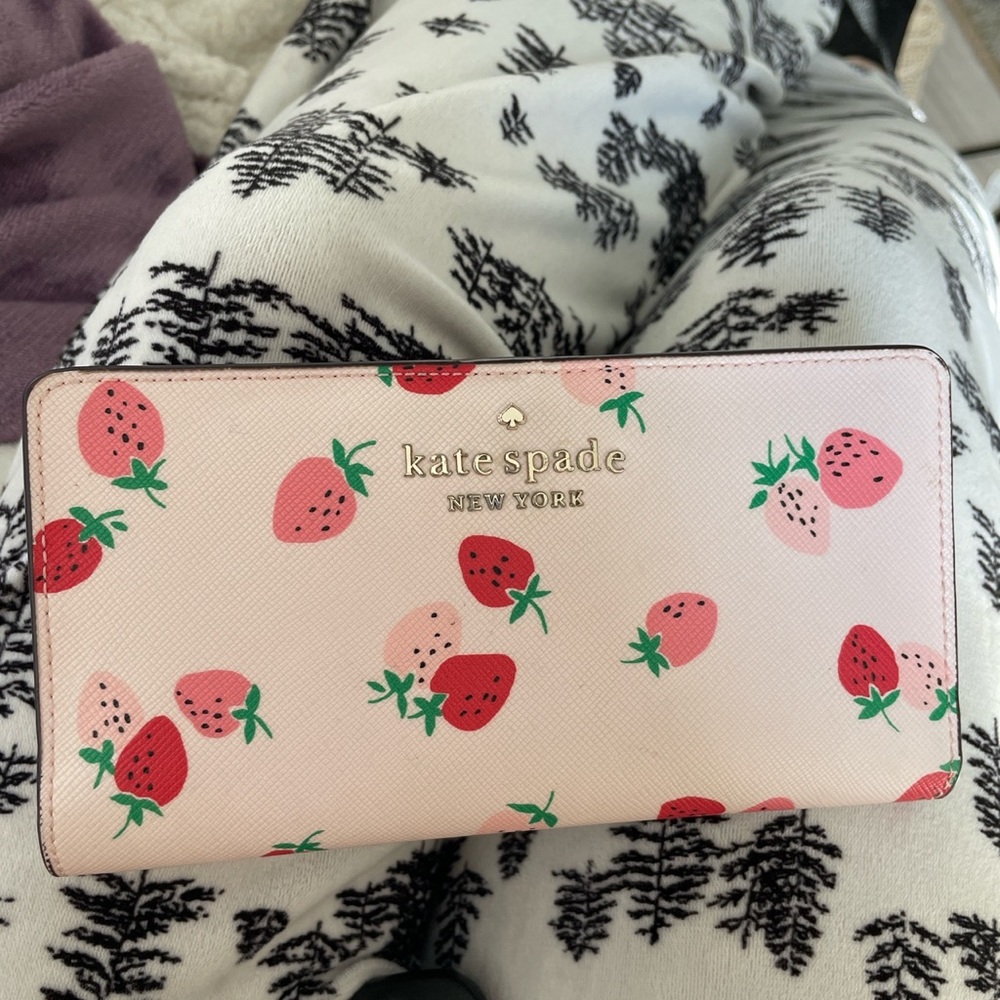 Kate spade strawberry wallet